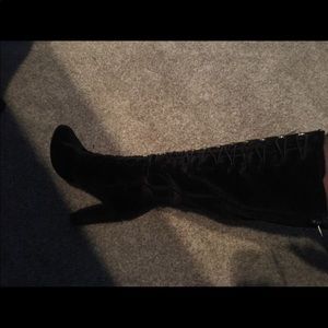 Black Velvet boots